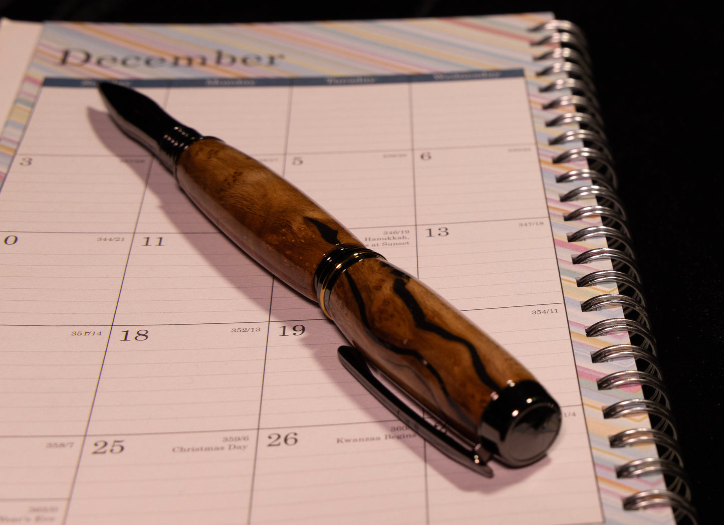 C Series Rollerball with olive and resin wood body