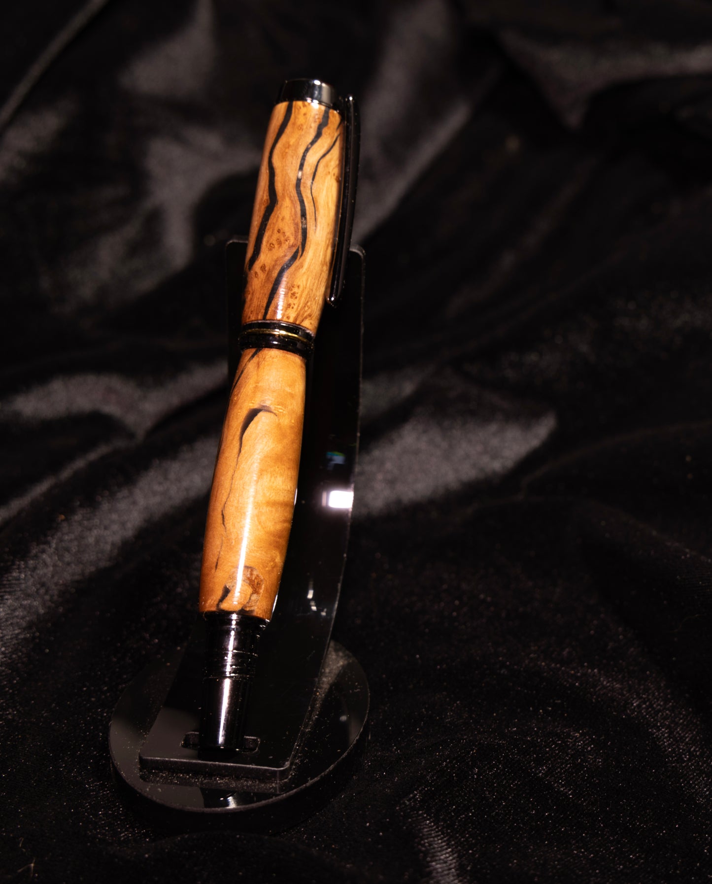 C Series Rollerball with olive and resin wood body