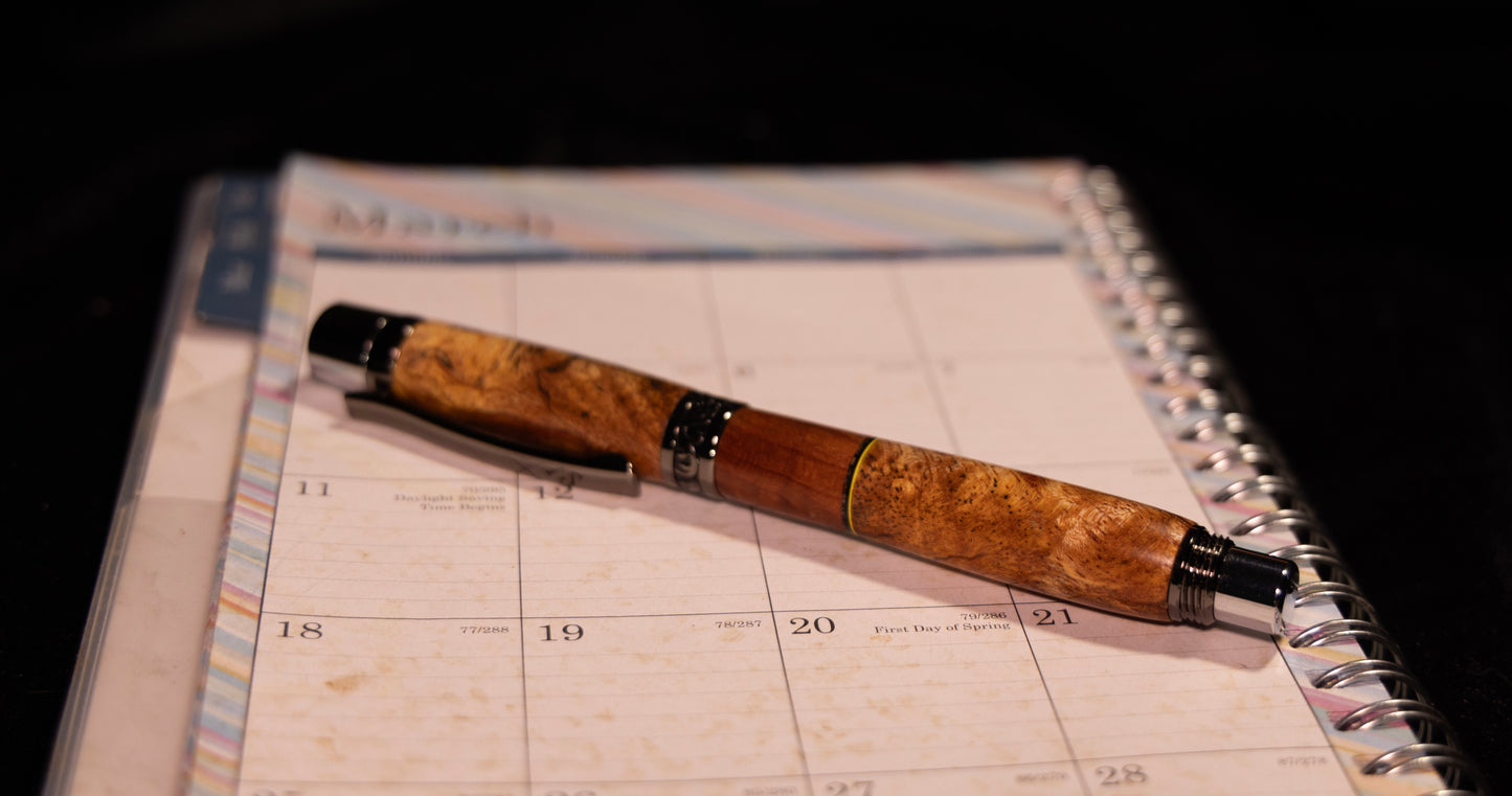 Elegant Beauty Jatoba Rollerball Pen